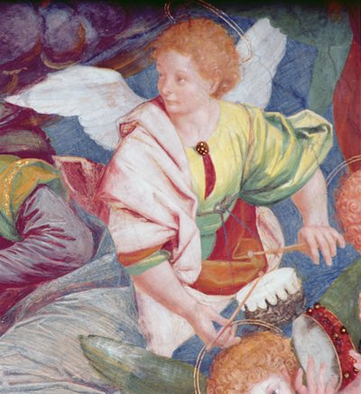 Het Concert van Engelen, 1534-36 (detail) door Gaudenzio Ferrari